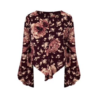 Floral Wide Sleeve Top