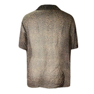 Vintage Cheetah Print Button Up