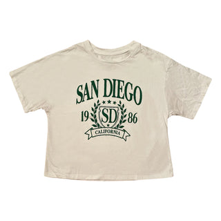 San Diego Graphic Crop Tee