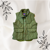 Green Puffer Vest