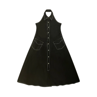 Solid Dress with Outline