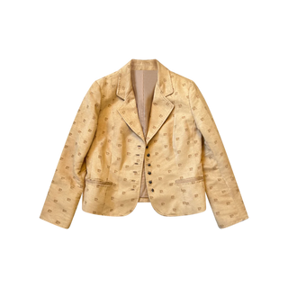 Yellow Blazer Top