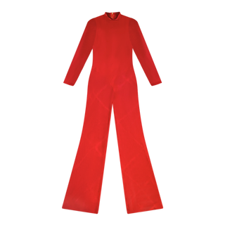 Red Party Romper