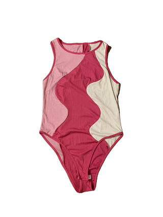 Pink Wave Bodysuit