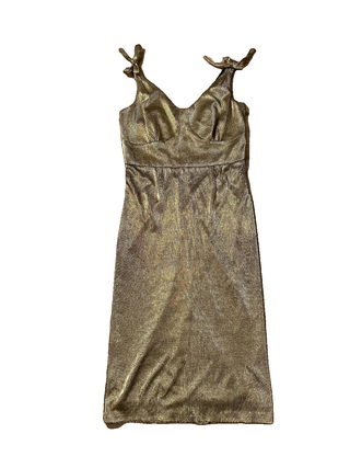 Bronze Stop Staring! Dress