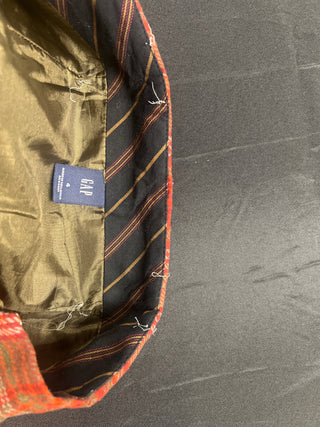 GAP Red and Olive Plaid Pleated Mini Skirt - Size 4