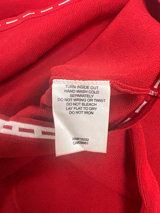 Alfred Dunner Red V-Neck Knit Top