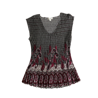 Patterned Tank Top