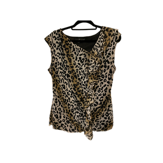 Leopard Print Flowy Tank Top