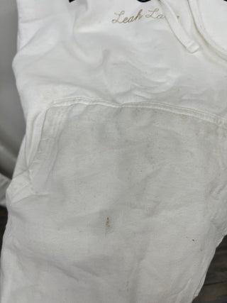 White “Beauti” Graphic Hoodie