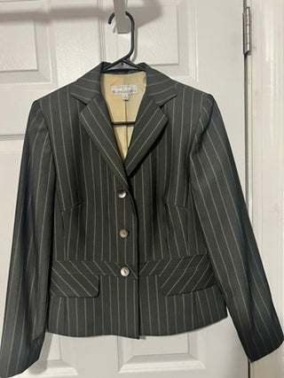 Travis Ayers for Dress Barn Pinstripe Tailored Blazer – Structured Fit (Women's Size 4)