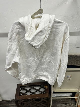 White “Beauti” Graphic Hoodie