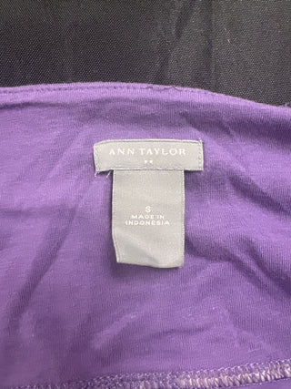Ann Taylor Purple Square Neck Tank Top - Size S