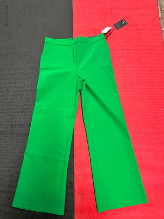 Kelly Green Wide-Leg Trousers — Jules & Leopold (L/16)