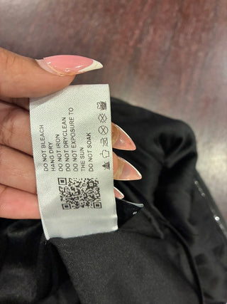 Cider "Closet's Happy Hour" Rainbow Glitter Strapless Mini Dress — Size S