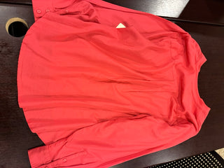 St. John's Bay Coral Cotton Button-Down Shirt — Size XL