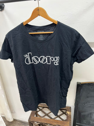 The Doors Black Graphic Band T-Shirt | XXL | Modern Licensed Tee