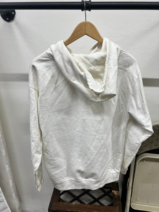 Regular Living White Graphic Hoodie – Size M