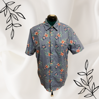 Nautica Blue Sail Floral Top Medium