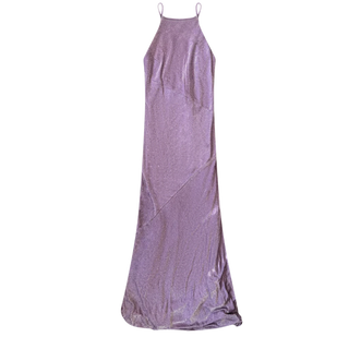 Purple Shimmer Long Dress