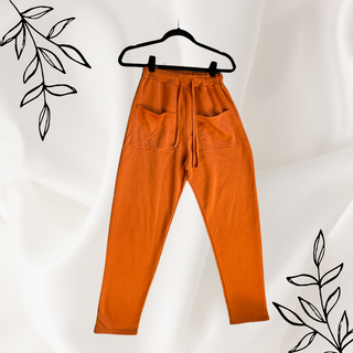 Orange Pants with Pockets