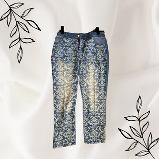 Patterned Jeans